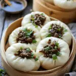 Steamed Bao Buns with Savory Beef Filling