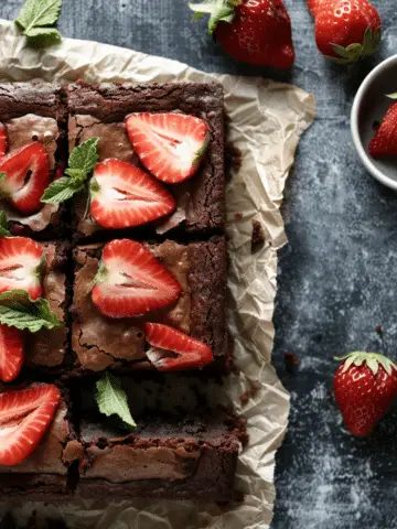 Strawberry Brownies