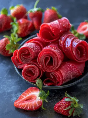 Strawberry Fruit Roll-Ups