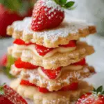 Strawberry Shortbread Bites