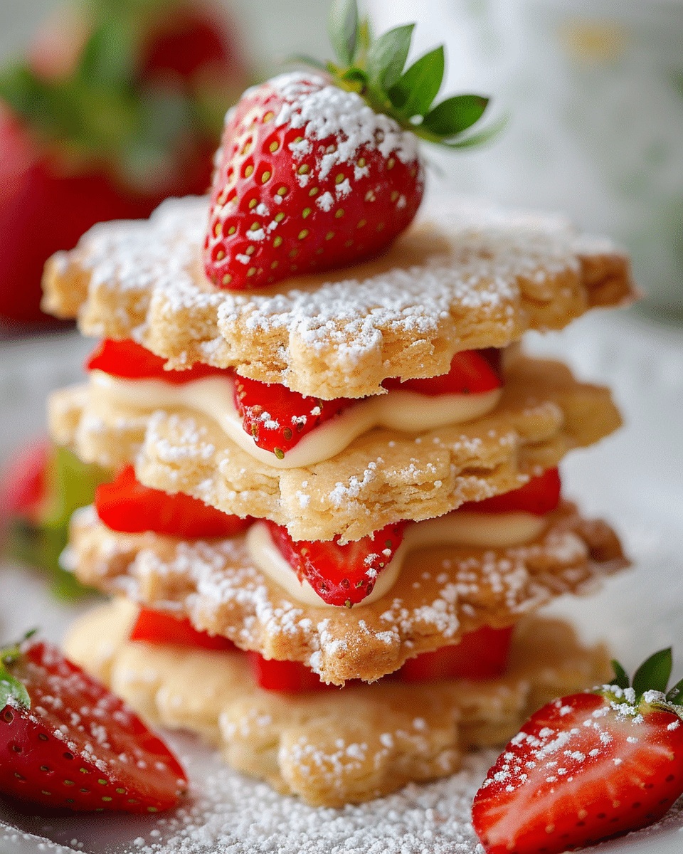 Strawberry Shortbread Bites