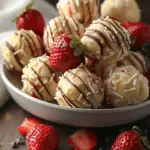 Strawberry Shortcake Protein Bites