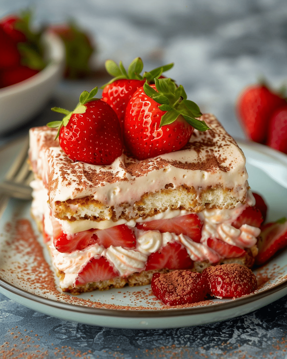 Strawberry Tiramisu Delight