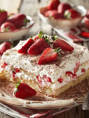 Strawberry Tres Leches Cake