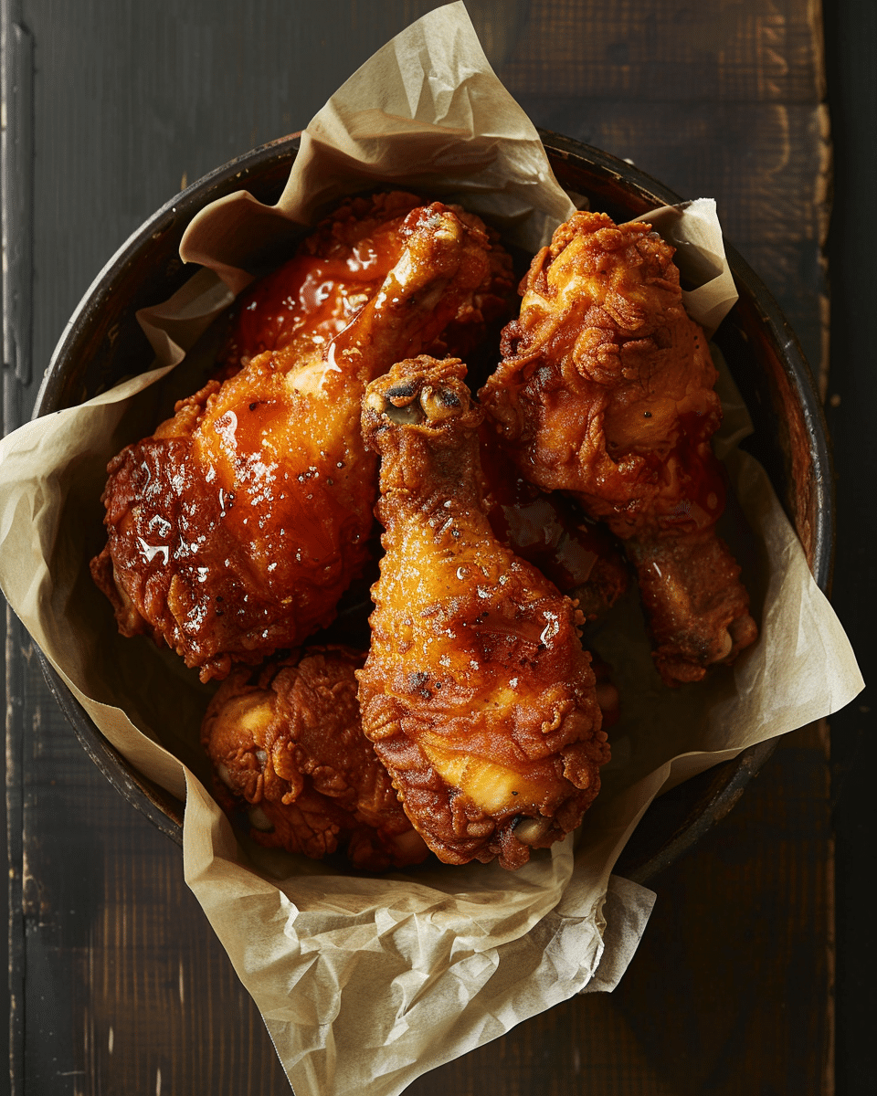 Sweet Heat Glazed Fried Chicken