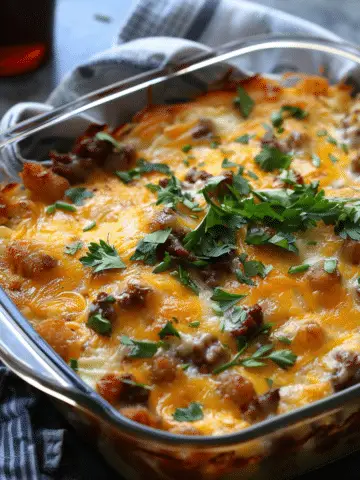 Tater Tot Breakfast Casserole