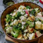 Apple Broccoli Cauliflower Salad