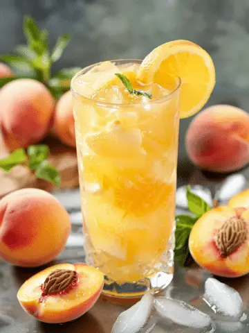 Beach Peach Lemonade Cocktail