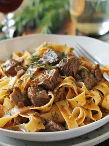 Beef and Fennel Pasta