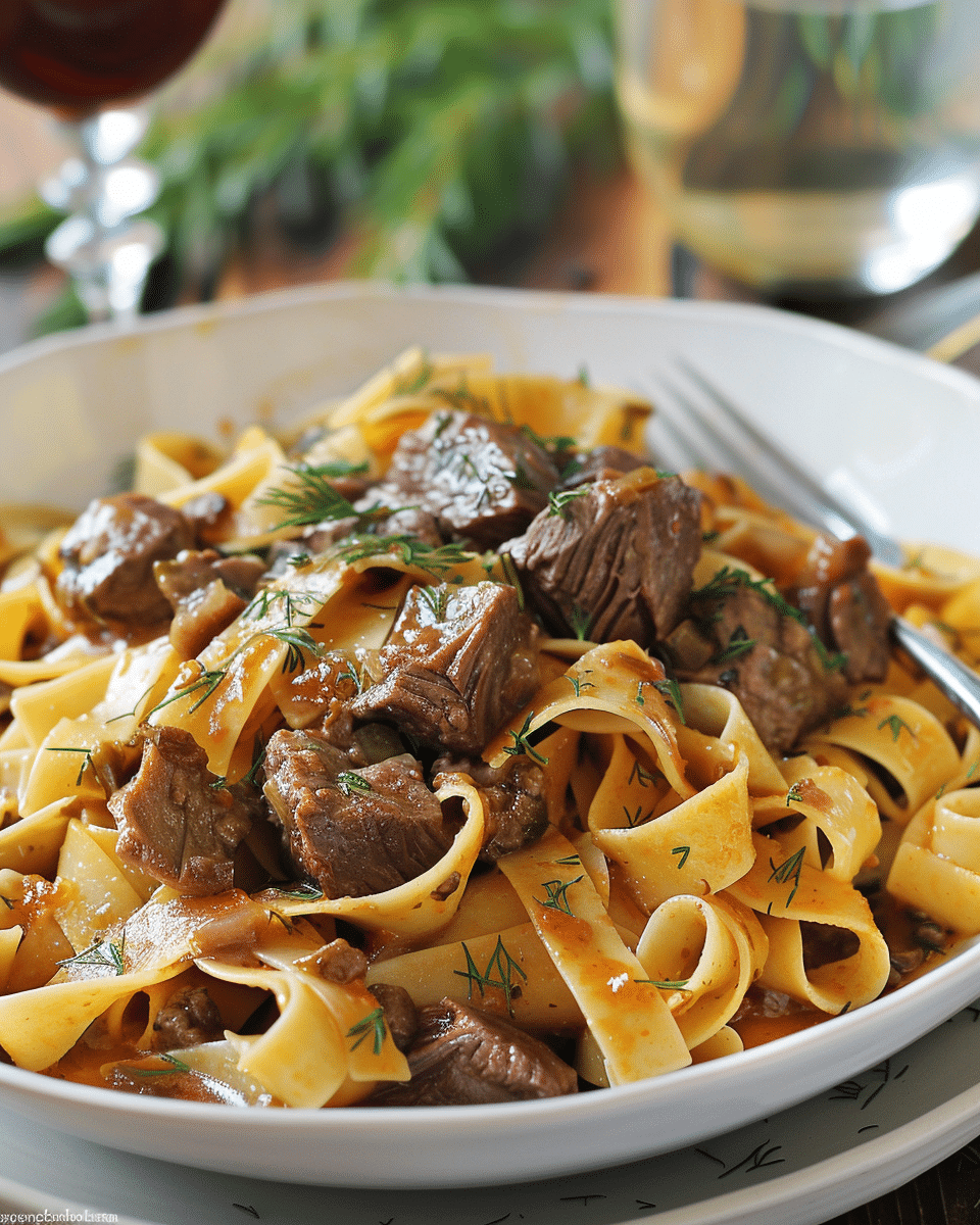 Beef and Fennel Pasta