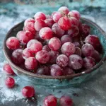 Candied Frozen Sour Grapes