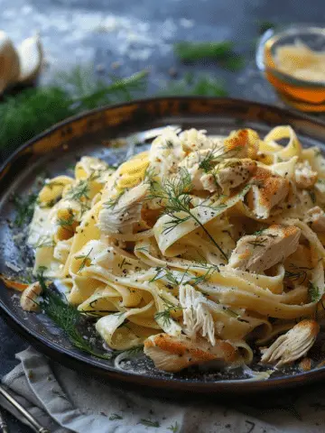 Chicken and Fennel Pappardelle