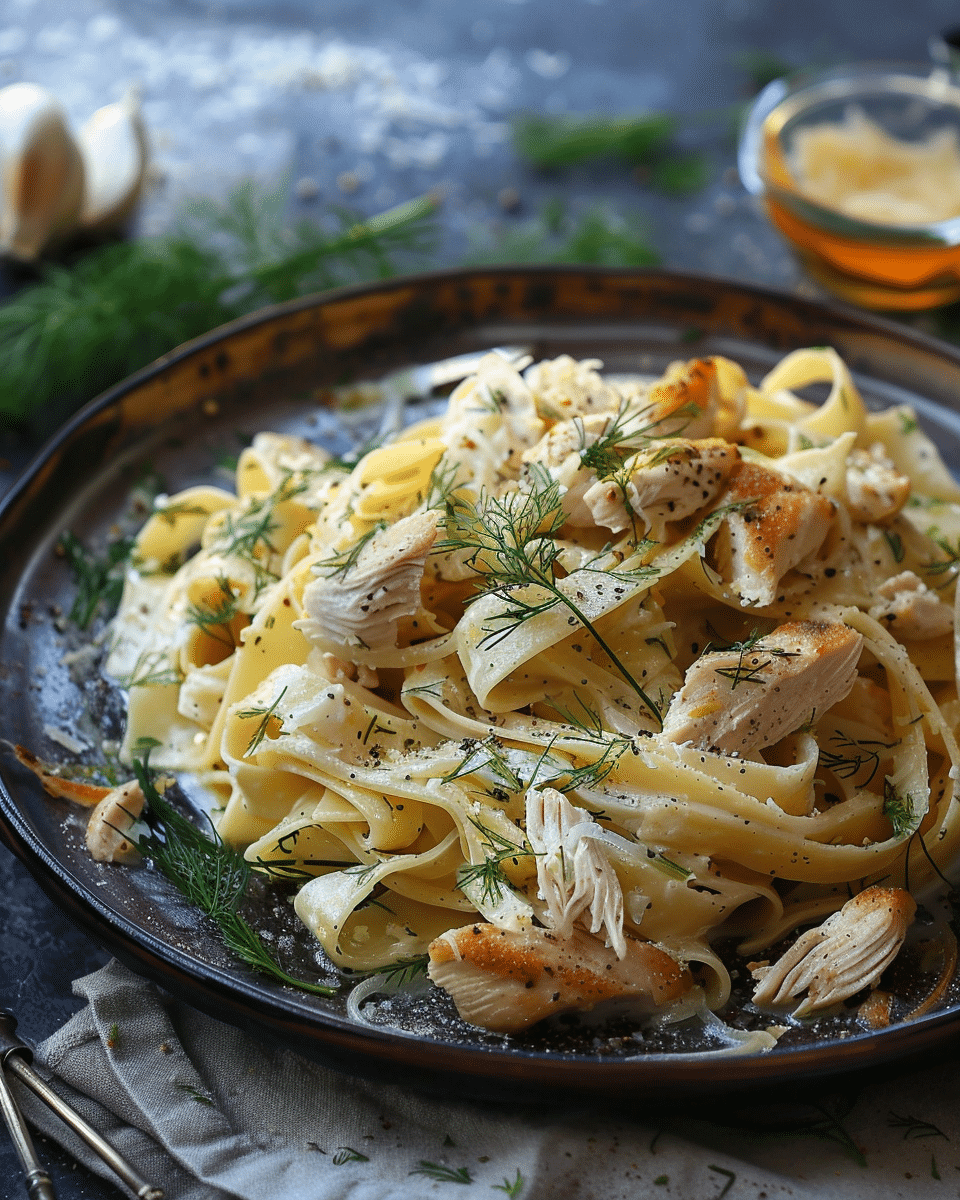 Chicken and Fennel Pappardelle