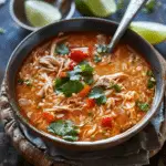Chipotle Chicken and Rice Soup