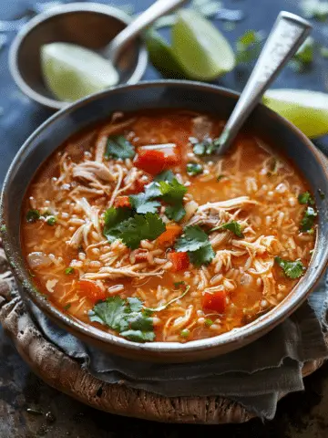 Chipotle Chicken and Rice Soup