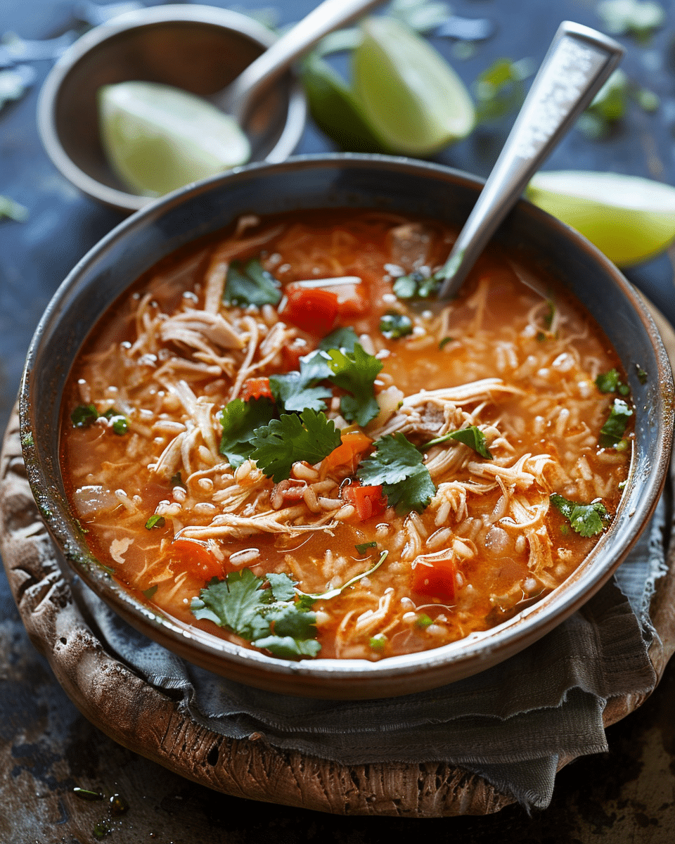 Chipotle Chicken and Rice Soup