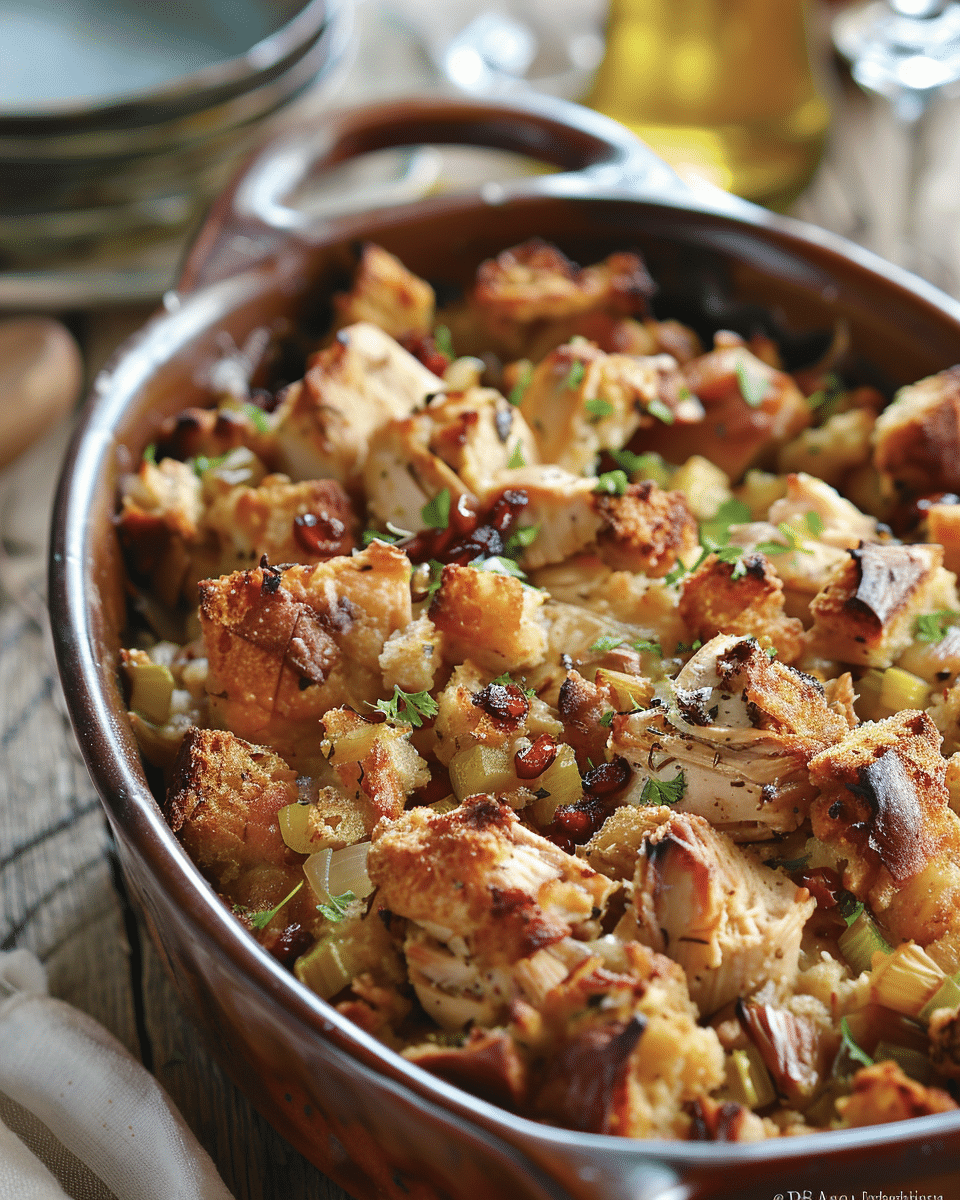 Dolly’s Chicken and Stuffing Casserole