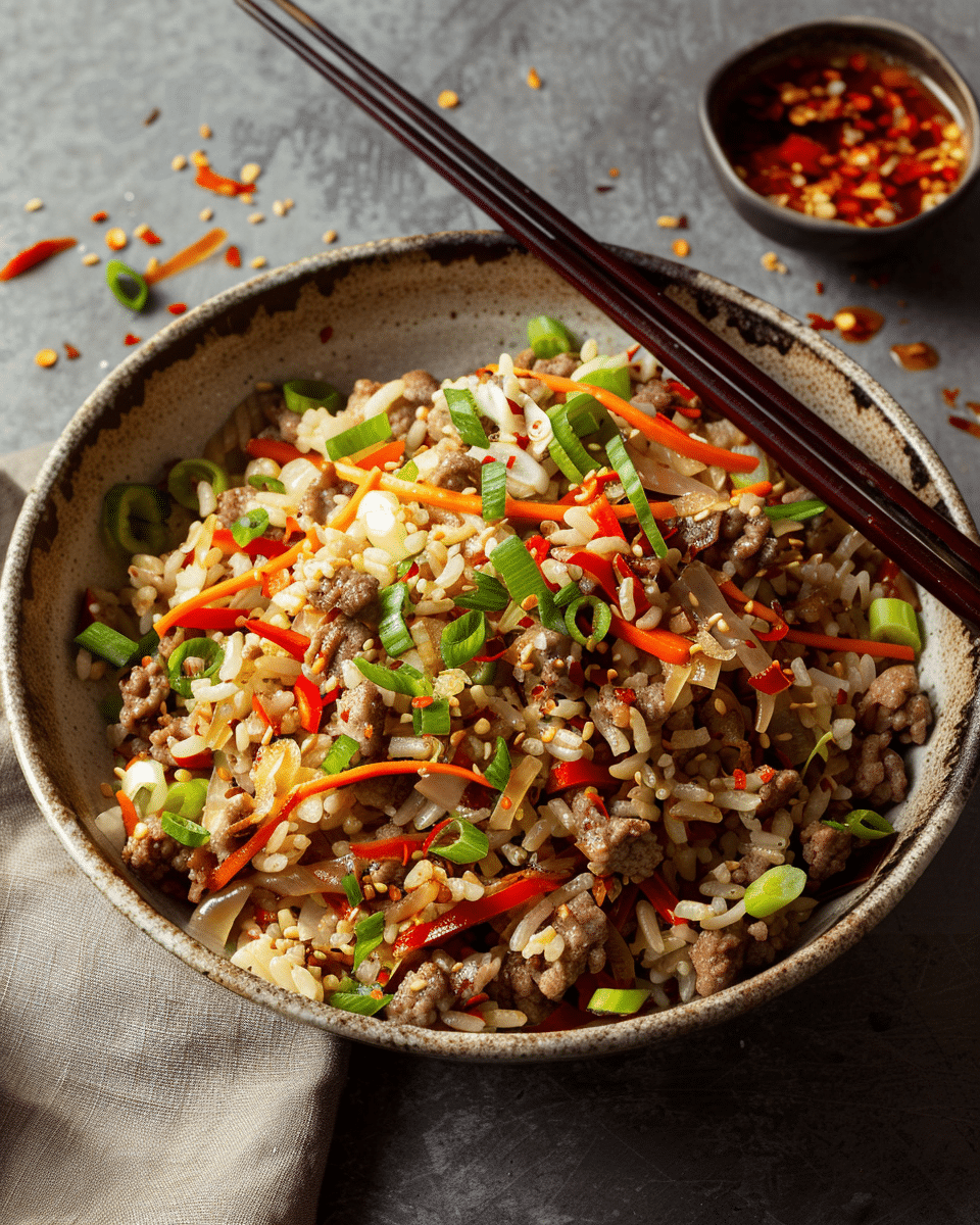 Easy Egg Roll in a Bowl