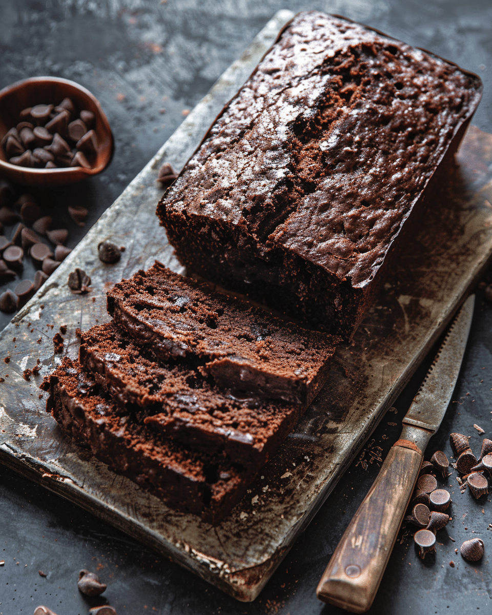 Easy Healthy Chocolate Banana Bread