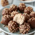Frozen Greek Yogurt Peanut Butter Bites