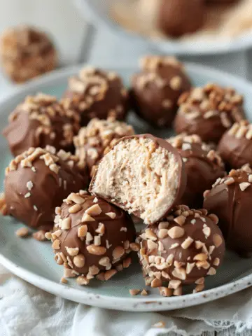 Frozen Greek Yogurt Peanut Butter Bites