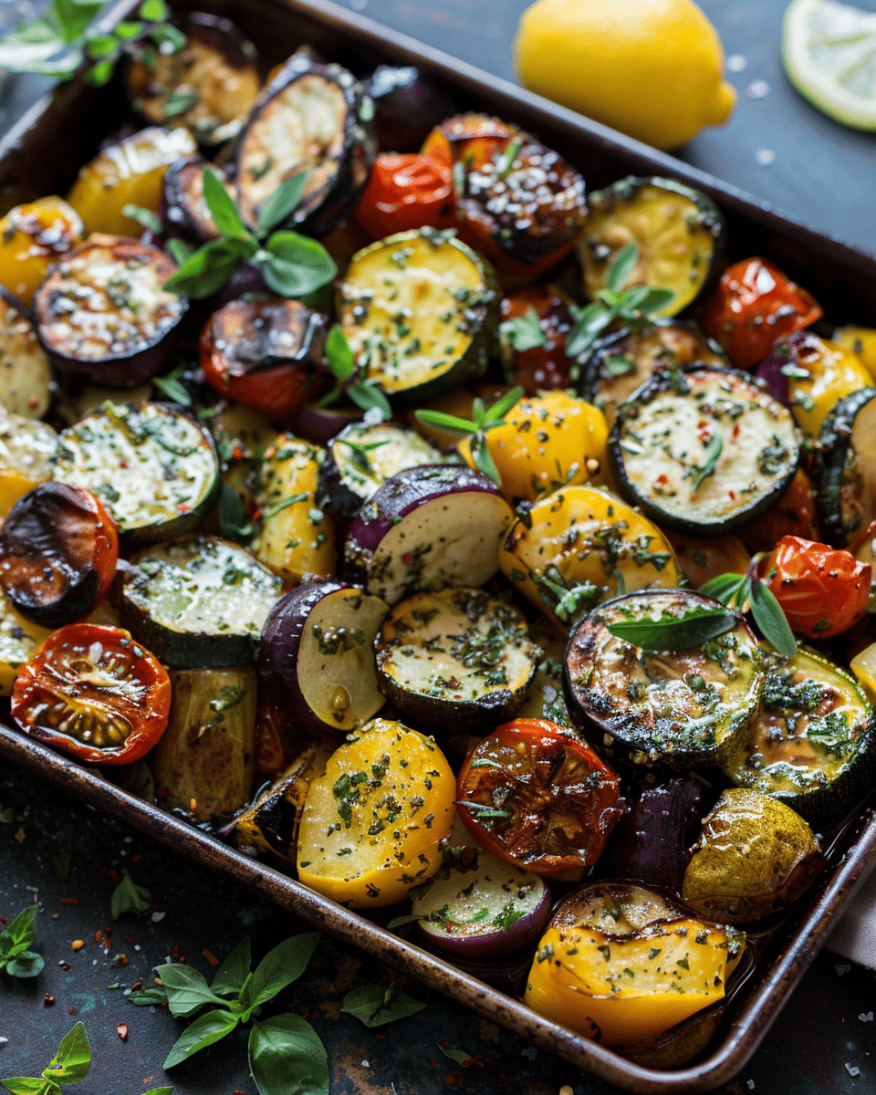 Greek Roasted Vegetables