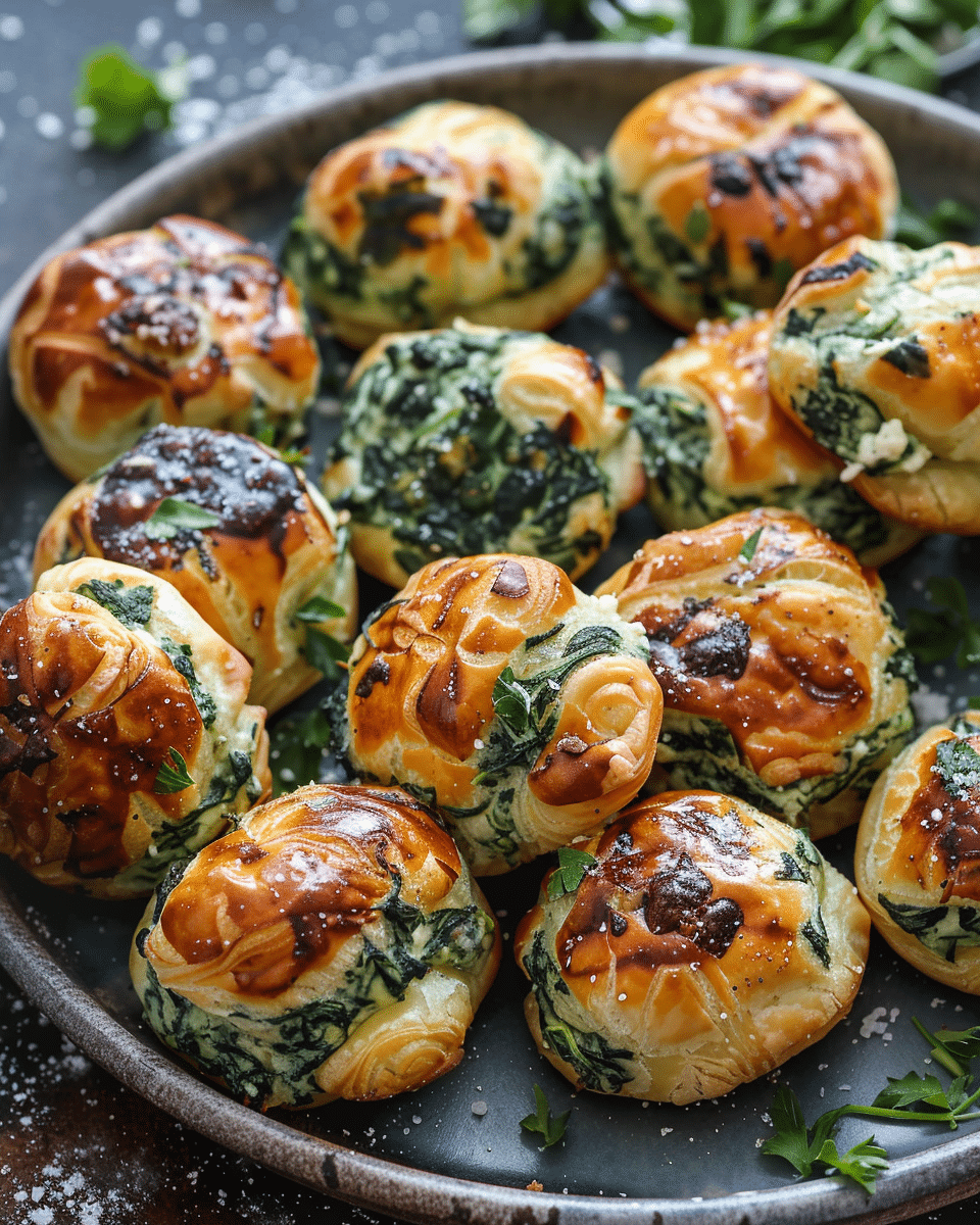 Greek Spinach Puffs