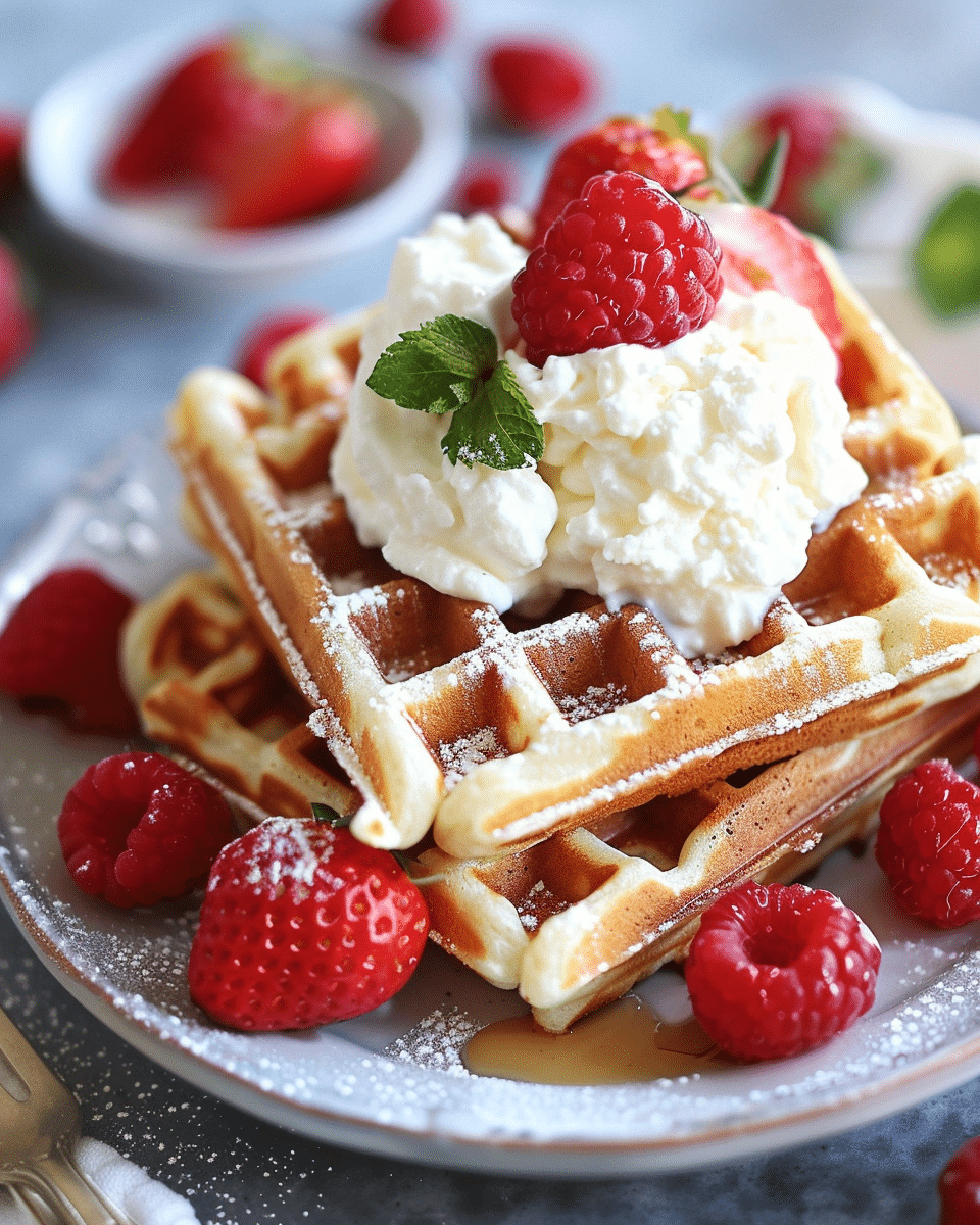 Greek Yogurt Waffles