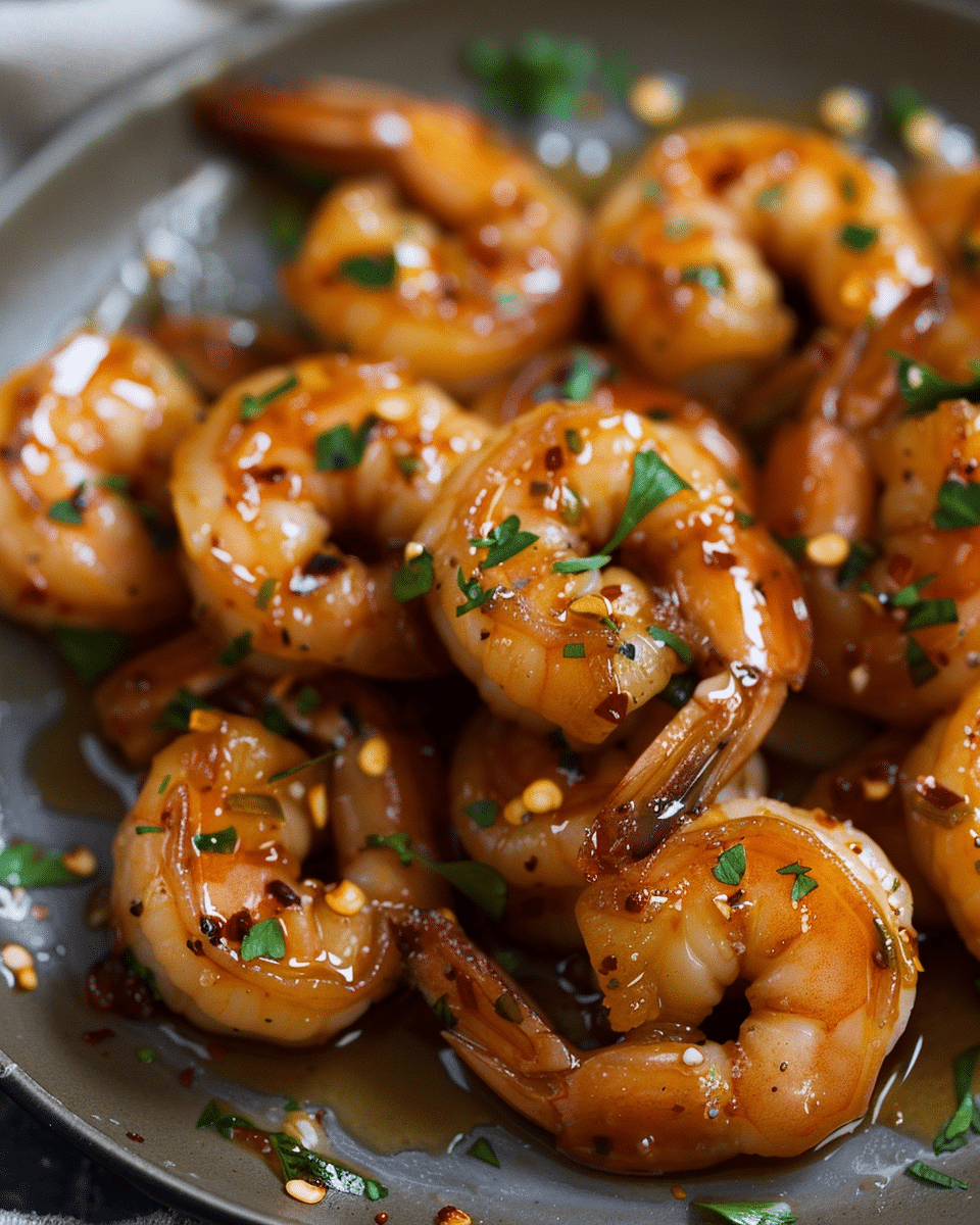 High-Protein Honey Garlic Shrimp