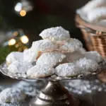 Traditional Kourabiedes (Greek Christmas Almond Cookies)