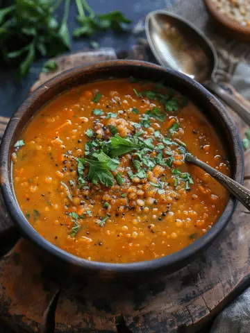 Lebanese Crushed Lentil Soup