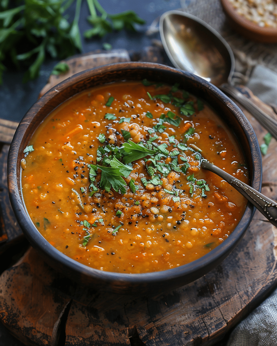 Lebanese Crushed Lentil Soup