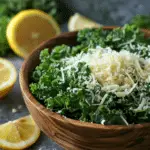 Lemony Parmesan Kale Salad