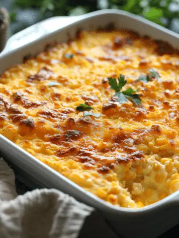 Loaded Cheesy Corn Casserole