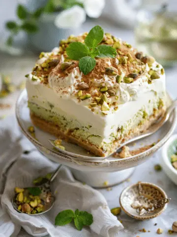 No-Bake Pistachio Tiramisu