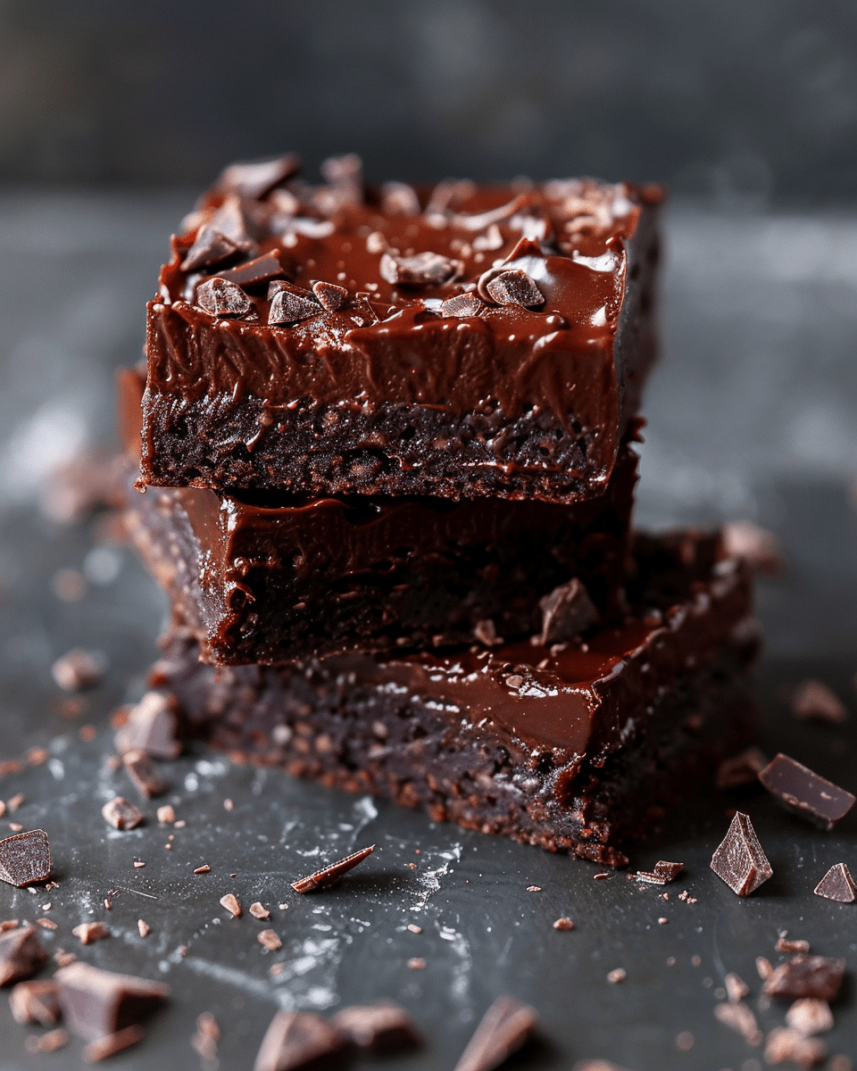 No-Bake Raw Chocolate Brownies