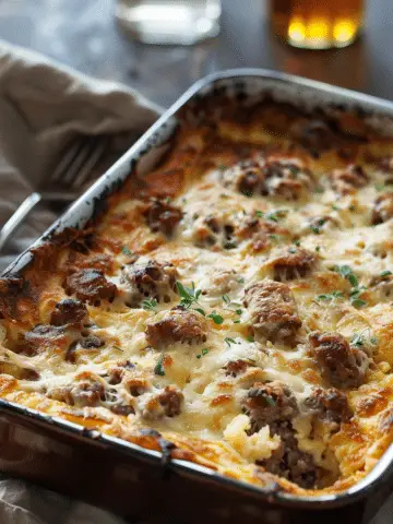 Pancake Sausage Casserole