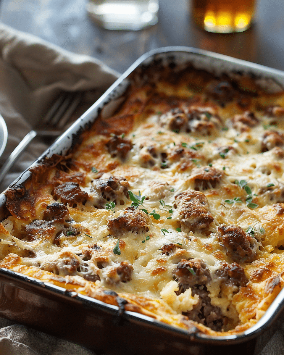 Pancake Sausage Casserole