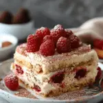 Raspberry London Fog Tiramisu