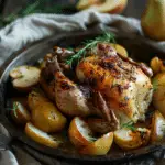 Roasted Chicken with Fennel and Pears