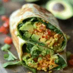 Spinach Avocado Wrap