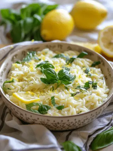 Spring Lemon Pasta (Risotto Style)