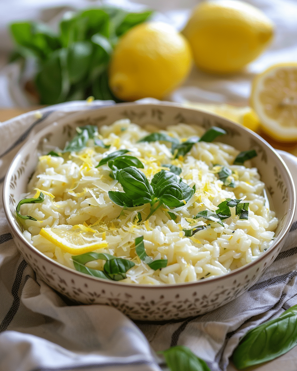 Spring Lemon Pasta (Risotto Style)