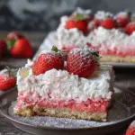 Strawberry Earthquake Cake