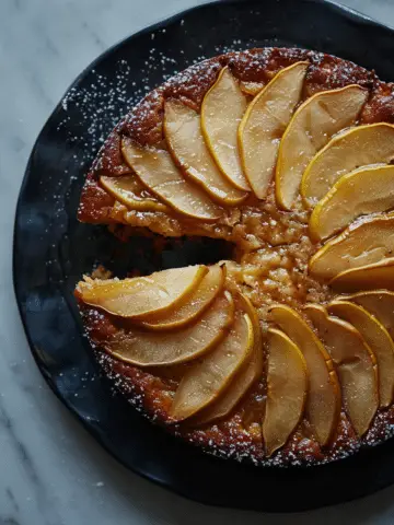 Upside-Down Brown Butter Pear Cake