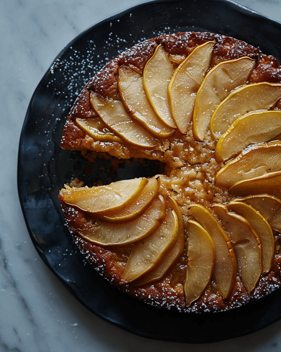 Upside-Down Brown Butter Pear Cake