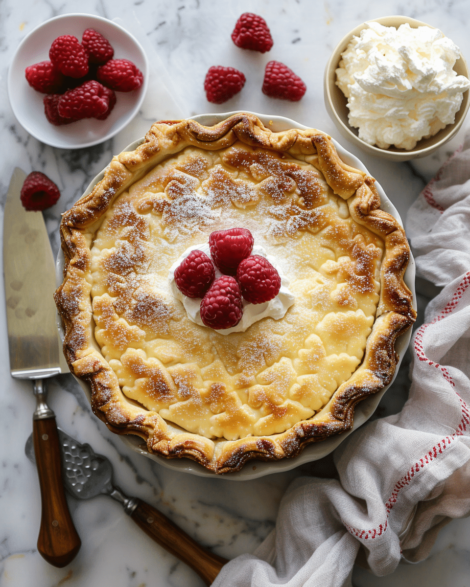 Vanilla Bean Ricotta Pie