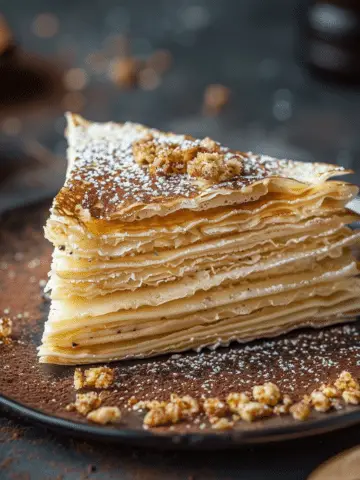 Vanilla & Speculoos Crêpe Cake