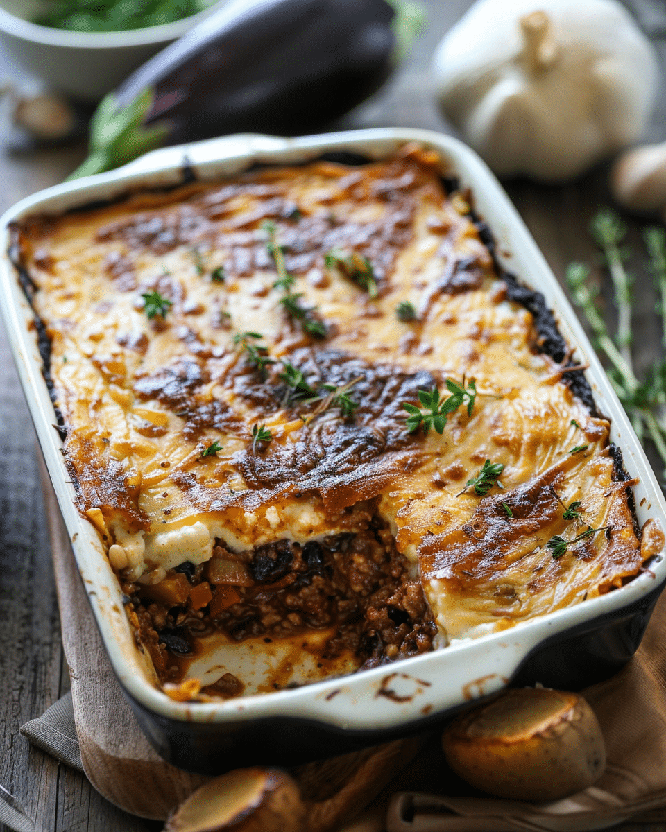 Vegetable Moussaka Casserole