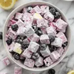 Blueberry Lemon Cheesecake Puppy Chow